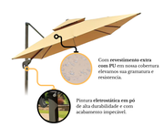 Ombrelone Cloud 3x3m com Base