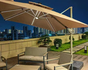 Ombrelone Moonlight LED 3x3m com Base