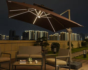 Ombrelone Moonlight LED 3x3m com Base