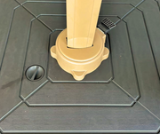 Ombrelone Moonlight LED 3x3m com Base