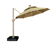 Ombrelone Moonlight LED 3m com Base